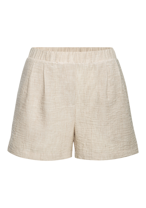 Bild: Webshorts von Buffalo: Bequeme Schlupfshorts von Buffalo mit modischen Bundfalten. Locker geschnittenes Bein. Praktische Eingrifftaschen. Aus weicher Webware mit tollem Melange-Effekt.