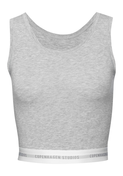 Bild: Achseltop von Copenhagen Studios: Achseltop von Copenhagen Studios. Mit elastischem Logobund. Vorn doppelt gearbeitet. Aus angenehmer Modal-Baumwollqualität.