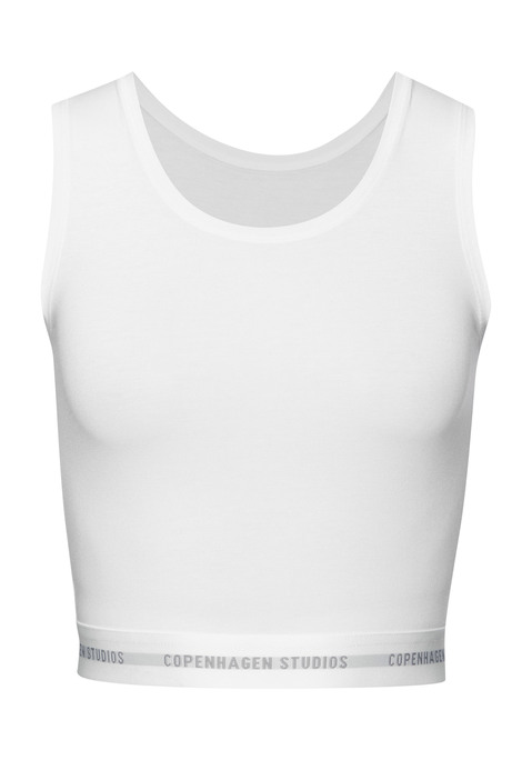 Bild: Achseltop von Copenhagen Studios: Achseltop von Copenhagen Studios. Mit elastischem Logobund. Vorn doppelt gearbeitet. Aus angenehmer Modal-Baumwollqualität.