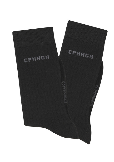 Bild: Basicsocken von Copenhagen Studios: Lange, gerippte Wollsocken im 2er-Pack von Copenhagen Studios. Weich und wärmend. Druckfreies Bündchen für zusätzlichen Komfort. Angenehm softe Qualität mit Wolle.