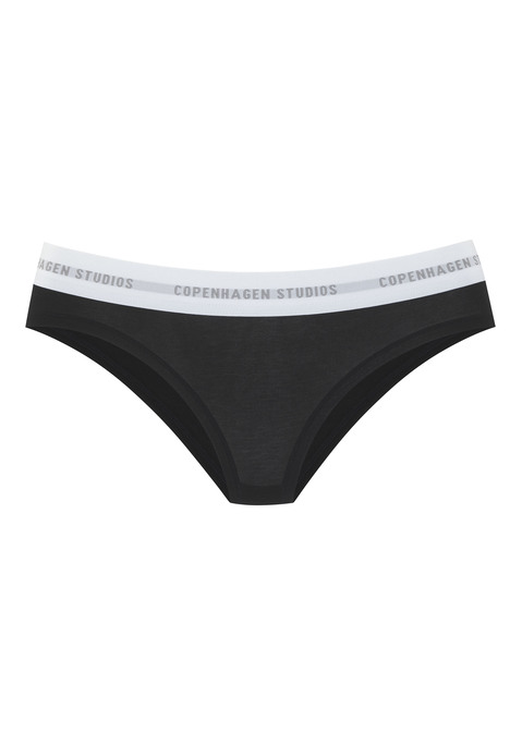 Bild: Bikinislip von Copenhagen Studios: Bikinislip von Copenhagen Studios. Mit elastischem Logobund. Aus angenehmer Modal-Baumwollqualität.