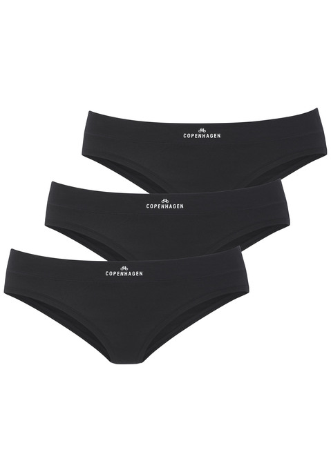 Bild: Bikinislip von Copenhagen Studios: Bikinislip von Copenhagen Studios im 3er-Pack. Mit softem Bund und Logoschriftzug. Weiche Baumwoll-Qualität.