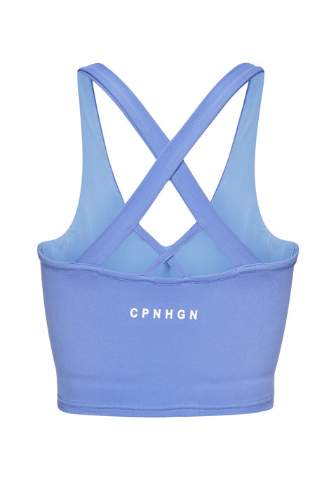 Bild: Crop-Top von Copenhagen Studios: Performance-Crop-Top von Copenhagen Studios für den Sport. Mit Rundhalsausschnitt und hinten überkreuzten Träger. Ideal zu High-waist-Leggings oder Jazzpants. Elastischer, breiter Bund. Dehnbares und atmungsaktives Funktionsmaterial.