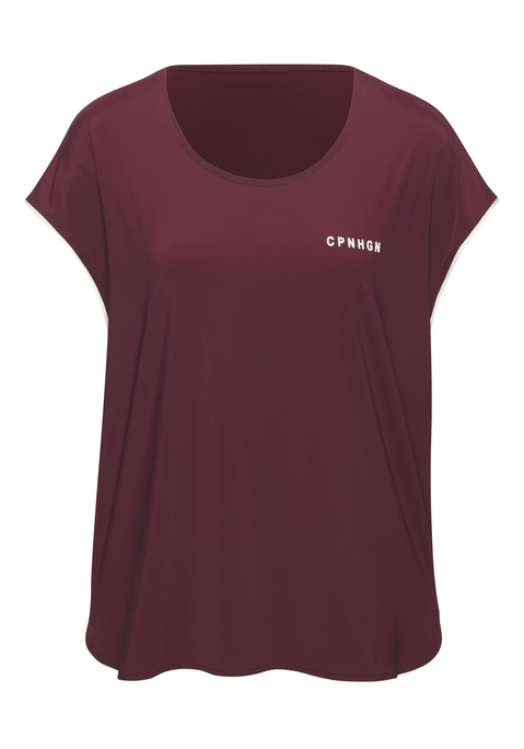 Bild: Funktionsshirt von Copenhagen Studios: Sportliches Performance-T-Shirt von Copenhagen Studios. Mit klassischem Rundhalsausschnitt. Logodruck auf der Brust und Kontrastpiping am gerundeten Saum. Atmungsaktives, elastisches Funktionsmaterial.