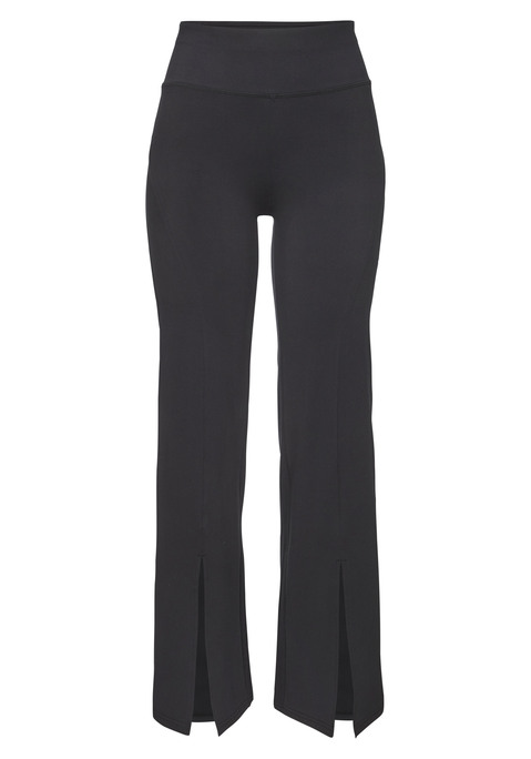 Bild: Jazzpants von Copenhagen Studios: Sportliche Jazzpants von Copenhagen Studios aus weichem Funktionsmaterial. Ausgestelltes Bein mit Schlitz. Tasche hinten im Bündchen. Ideal mit Crop-Tops kombinierbar. Elastische und atmungsaktive Qualität.