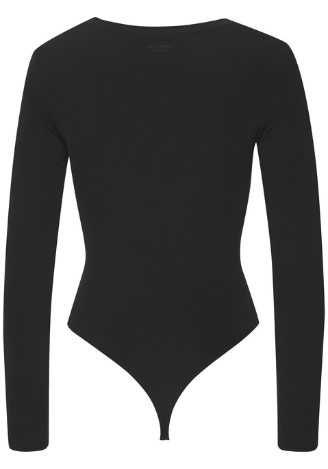 Bild: Langarmbody von Copenhagen Studios: Langarmbody von Copenhagen Studios mit klassischem Rundhalsausschnitt. Dezentes Logo am Rücken als stilvolles Detail. Besonders weicher und elastischer Stoff für Komfort und eine perfekte Passform. Bügelfreie Jersey-Qualität für unkomplizierte Pflege.