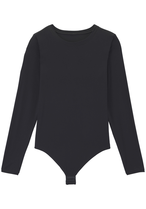 Bild: Langarmbody von Copenhagen Studios: Langarmbody von Copenhagen Studios mit klassischem Rundhalsausschnitt. Dezentes Logo am Rücken als stilvolles Detail. Besonders weicher und elastischer Stoff für Komfort und eine perfekte Passform. Bügelfreie Jersey-Qualität für unkomplizierte Pflege.