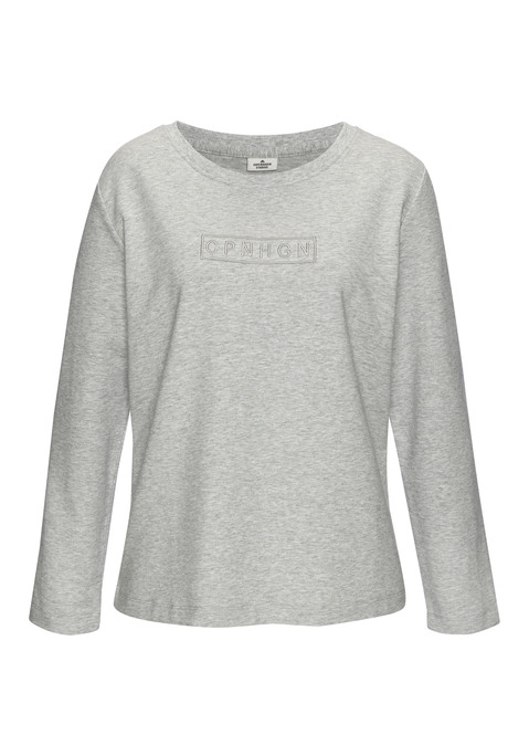 Bild: Langarmshirt von Copenhagen Studios: Gemütliches Schlafshirt von Copenhagen Studios. Lange Ärmel. Rundhalsausschnitt. Angenehme Jerseyqualität.