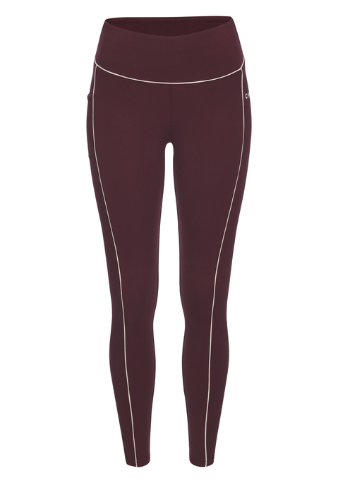 Bild: Sporthose von Copenhagen Studios: Sportliche Performance-Leggings von Copenhagen Studios. Einsätze mit Paspeln entlang der Seitennähte. Elastischer Bund mit Logodruck. Praktische Handytasche am rechten Bein. Atmungsaktives, elastisches Funktionsmaterial.