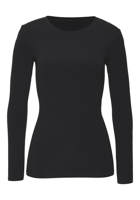Bild: Longsleeve von Copenhagen Studios: Vielseitiges Langarmshirt von Copenhagen Studios im unifarbenen Design. Figurbetonte Passform mit Rundhalsausschnitt für einen klassischen Look. Besonders weiches und elastisches Jersey-Material, dass sich jeder Bewegung anpasst.