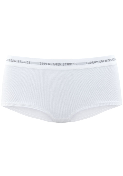 Bild: Panty von Copenhagen Studios: Hipster von Copenhagen Studios im 2er-Pack. Mit softem Logobündchen. Weiche, gerippte Baumwollmischung.