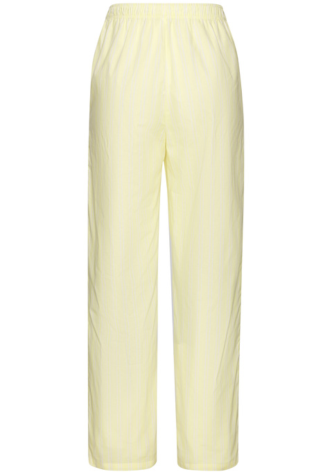 Bild: Pyjamahose von Copenhagen Studios: Edle Pyjamahose von Copenhagen Studios mit weitem Bein. Elastischer Bund mit Logopatch vorn. Fein gewebte Qualität aus reiner Baumwolle.