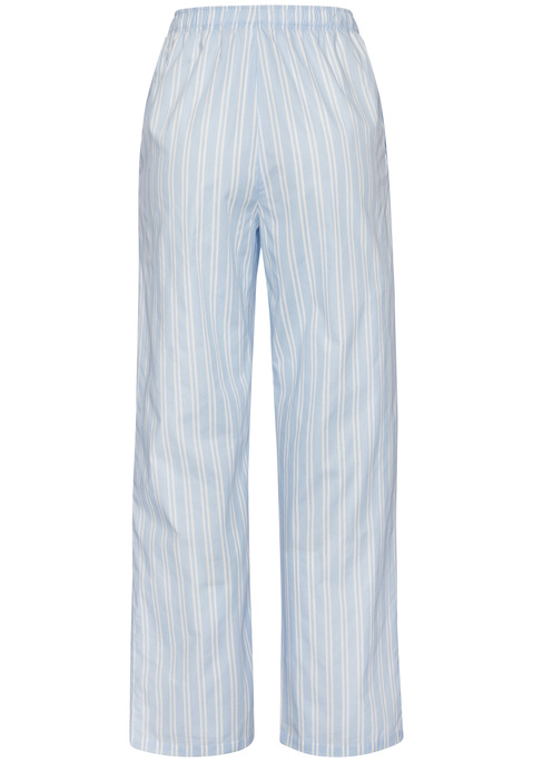 Bild: Pyjamahose von Copenhagen Studios: Edle Pyjamahose von Copenhagen Studios mit weitem Bein. Elastischer Bund mit Logopatch vorn. Fein gewebte Qualität aus reiner Baumwolle.
