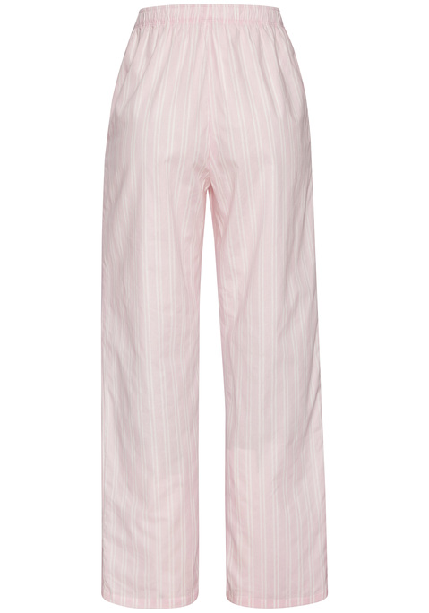 Bild: Pyjamahose von Copenhagen Studios: Edle Pyjamahose von Copenhagen Studios mit weitem Bein. Elastischer Bund mit Logopatch vorn. Fein gewebte Qualität aus reiner Baumwolle.