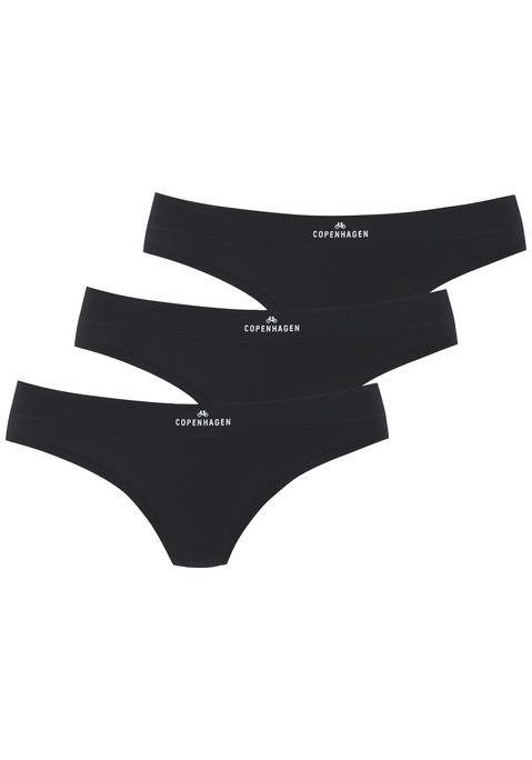 Bild: String von Copenhagen Studios: String von Copenhagen Studios im 3er-Pack. Mit softem Bund. Weiche Qualität aus Baumwolle.