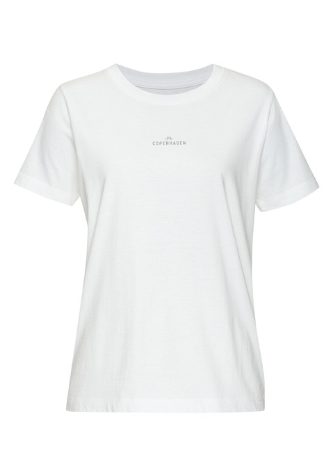 Bild: T-Shirt von Copenhagen Studios: T-Shirt von Copenhagen Studios T-Shirt. Mit kleinem Logoprint auf der Vorderseite. Rundhalsausschnitt. Leger geschnitten. Aus weicher Baumwollware.
