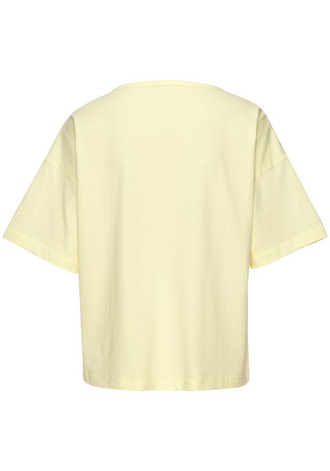 Bild: T-Shirt von Copenhagen Studios: Weiches Schlafshirt von Copenhagen Studios mit kleinem Logoprint vorn. Rundhalsausschnitt. Überschnittene Schulter und kurze Ärmel. Heavy Single Jersey Qualität aus Baumwolle.