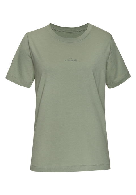 Bild: T-Shirt von Copenhagen Studios: T-Shirt von Copenhagen Studios T-Shirt. Mit kleinem Logoprint auf der Vorderseite. Rundhalsausschnitt. Leger geschnitten. Aus weicher Baumwollware.