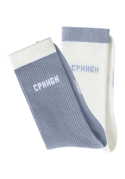 Bild: Tennissocken von Copenhagen Studios: Klassisch gerippte Tennissocken im 3er-Pack von Copenhagen Studios. Mit stylischem Kontrastbündchen. Flache Spitzennaht, an Ferse und Fußspitze verstärkt. Baumwollmischung in hochwertiger Markenqualität.