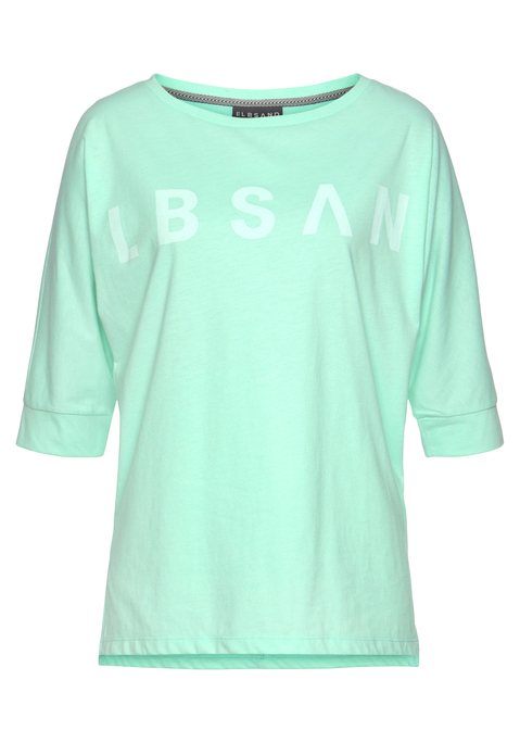 ELBSAND 3/4-Arm-Shirt Damen mint Gr.L (40)