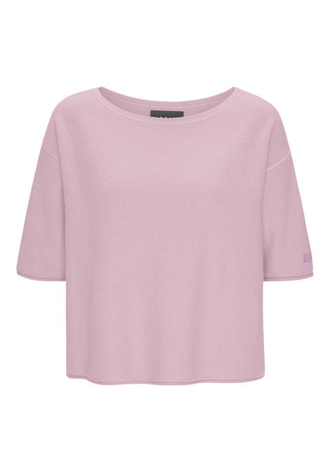 Bild: 3/4-Arm-Shirt von Elbsand: Feinstrickshirt von Elbsand mit U-Boot-Ausschnitt. 3/4-lange Ärmel mit kleinen Umschlägen. Gerollter Saumabschluss. Softer Feinstrick.