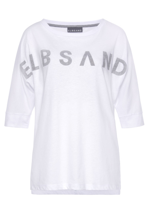 ELBSAND 3/4-Arm-Shirt Damen weiß Gr.L (40)