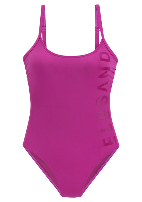 ELBSAND Badeanzug Damen fuchsia Gr.38 Cup C