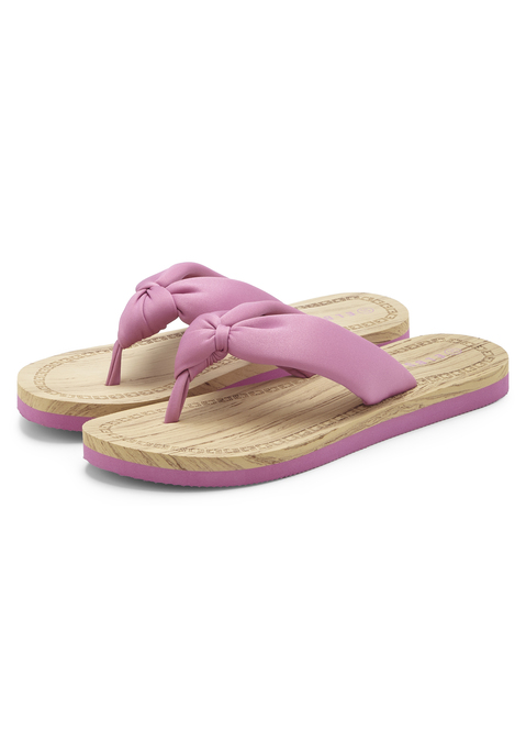 Bild: Badezehentrenner von Elbsand: Zehentrenner VEGAN von ELBSAND. Wasserabweisende Sohle. Hervorragend geeignet für Strand und Pool. Obermaterial und Futter aus Textil. Decksohle und Laufsohle aus Synthetik.