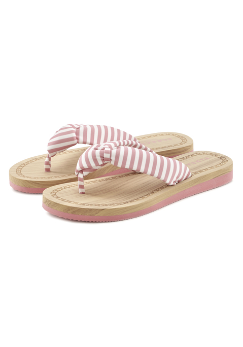 Bild: Badezehentrenner von Elbsand: Zehentrenner VEGAN von ELBSAND. Wasserabweisende Sohle. Hervorragend geeignet für Strand und Pool. Obermaterial und Futter aus Textil. Decksohle und Laufsohle aus Synthetik.