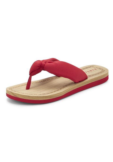 Bild: Badezehentrenner von Elbsand: Zehentrenner VEGAN von ELBSAND. Wasserabweisende Sohle. Hervorragend geeignet für Strand und Pool. Obermaterial und Futter aus Textil. Decksohle und Laufsohle aus Synthetik.