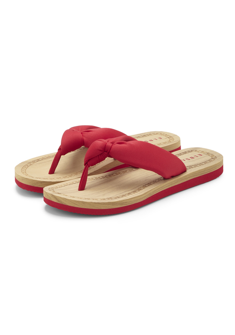 Bild: Badezehentrenner von Elbsand: Zehentrenner VEGAN von ELBSAND. Wasserabweisende Sohle. Hervorragend geeignet für Strand und Pool. Obermaterial und Futter aus Textil. Decksohle und Laufsohle aus Synthetik.