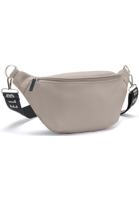 Bild: Bauchtasche von Elbsand: Bauchtasche von ELBSAND. Mit Logodruck am Trageriemen. Aus Textil. Maße (H/W/T) = 12/26/7cm.