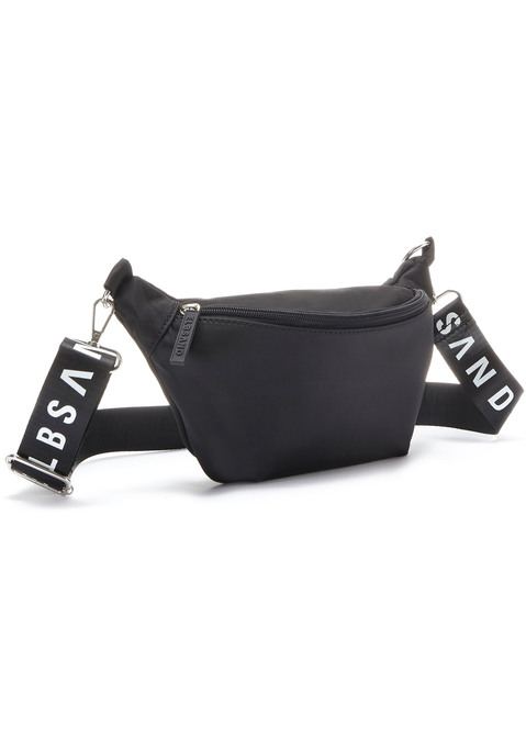 Bild: Bauchtasche von Elbsand: Bauchtasche von ELBSAND. Mit Logodruck am Trageriemen. Aus Textil. Maße (H/W/T) = 12/26/7cm.