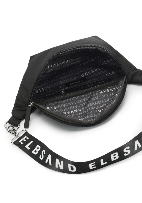 Bild: Bauchtasche von Elbsand: Bauchtasche von ELBSAND. Mit Logodruck am Trageriemen. Aus Textil. Maße (H/W/T) = 12/26/7cm.