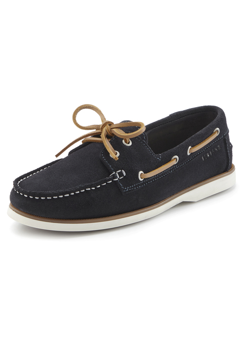 Bild: Bootsschuh von Elbsand: Modische Bootsschuhe von Elbsand. Bequem und komfortabel. Ideal zu Jeans oder Shorts. Aus hochwertigem Veloursleder.