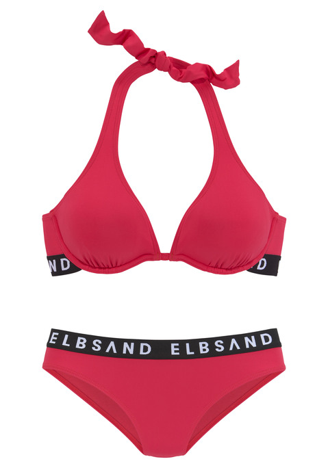 ELBSAND Bügel-Bikini Damen rot Gr.36 Cup F