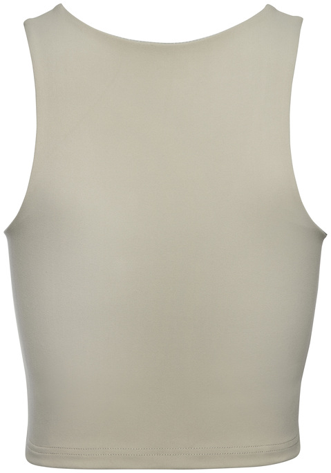 Bild: Crop-Top von Elbsand: Bequemes Crop-Top von Elbsand für sportliche Aktivitäten. Mit Elbsand-Markenlogo. Kurzer, figurbetonter Schnitt mit tiefem Rundhalsausschnitt. Ideal für Yoga, Fitness, Laufen. Sehr weiches, elastisches Material.