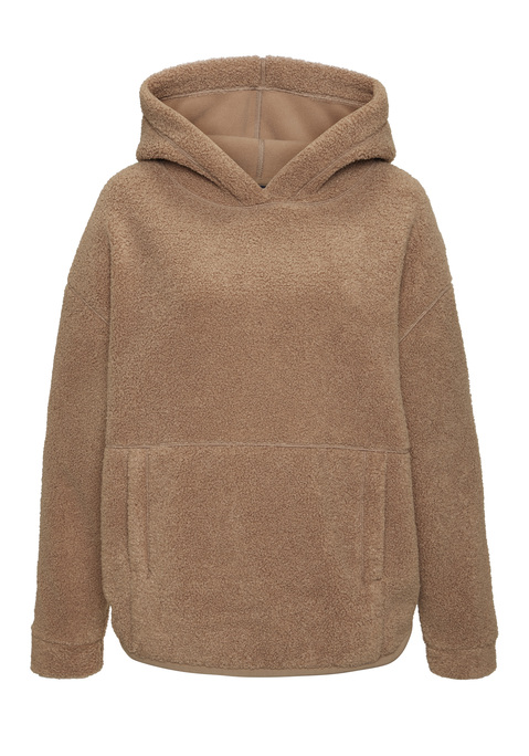 Bild: Fleecepullover von Elbsand: <h3>Fleece-Hoodie mit verstellbarer Kapuze</h3>
<p>
Der Fleece-Hoodie von <strong>Elbsand</strong> begeistert mit seiner praktischen verstellbaren Kapuze, die nicht nur für optimalen Tragekomfort sorgt, sondern auch individuell anpassbar ist. Ein weiteres Highlight ist die Kängurutasche, die nicht nur stylisch ist, sondern auch funktional, ideal für die Aufbewahrung kleinerer Gegenstände oder zum Aufwärmen der Hände. Die feine Logostickerei auf der Rückseite verleiht dem Kapuzensweatshirt eine besondere Note und hebt es von anderen Modellen ab. Der leicht abgerundete Saum rundet das Gesamtbild ab und sorgt für einen lässigen Look.
</p>

<h4>Artikelmerkmale und Pflegehinweise</h4>
<p>
Der Fleecepullover bietet eine bequeme Passform, die ideal für verschiedene Freizeitaktivitäten ist. Sein casual Stil macht ihn vielseitig kombinierbar, während das weiche Material für ein angenehmes Tragegefühl sorgt.
</p>

<h4>Outfit-Tipps und Trageanlässe</h4>
<p>
Dieser Fleecepullover ist perfekt für entspannte Tage in der Stadt oder beim Outdoor-Abenteuer. Kombiniert mit Jeans und lässigen Sneakern entsteht ein trendiger Streetwear-Look. Für einen gemütlichen Abend zu Hause lässt sich der Pullover hervorragend mit Jogginghosen und Hausschuhen kombinieren. Auch beim Joggen im Park bietet er durch seine Bewegungsfreiheit einen hohen Tragekomfort. Accessoires wie eine coole Cap setzen zusätzlich Akzente und runden das Outfit ab.
</p>
<p>
Stil und Komfort – dieser Fleecepullover von <strong>Elbsand</strong> ist die perfekte Wahl!
</p>