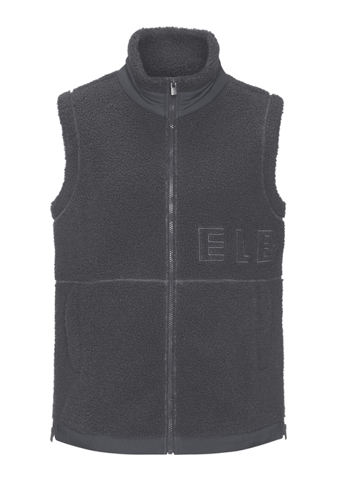 Bild: Fleeceweste von Elbsand: Kuschelige Teddyfleeceweste von Elbsand. Stehkragen, durchgehender Reißverschluss. Labelstickerei auf Vorder- und Rückseite. Seitliche Eingrifftaschen. Weiches, kuscheliges Material.