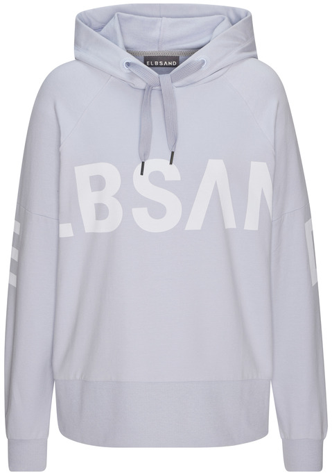 Bild: Kapuzensweatshirt von Elbsand: Lässiges Hoodie von Elbsand in lockerer Passform. Mit Kapuze und Kordelzug. Elastische Rippbündchen an Ärmeln und Saum. Dezentes Logodetail. Schön zu Casual Looks. Trageangenehme Qualität.