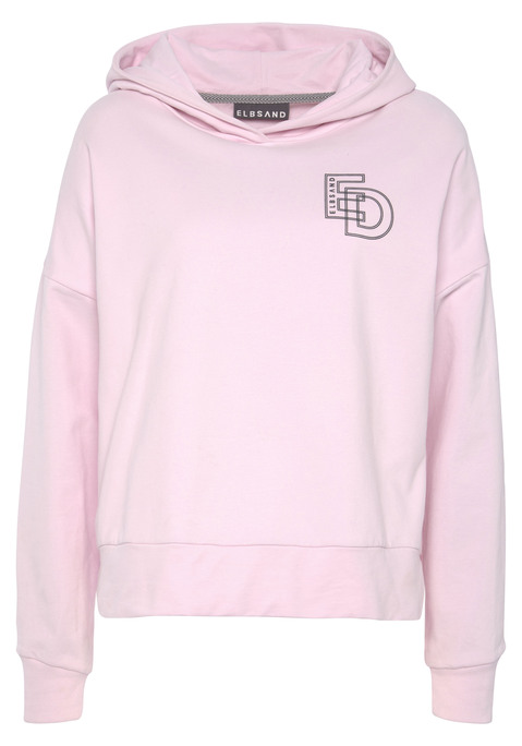 ELBSAND Kapuzensweatshirt Damen rosa Gr.XXL