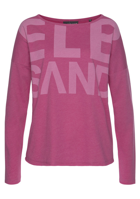 ELBSAND Langarmshirt Damen pink Gr.S (36)