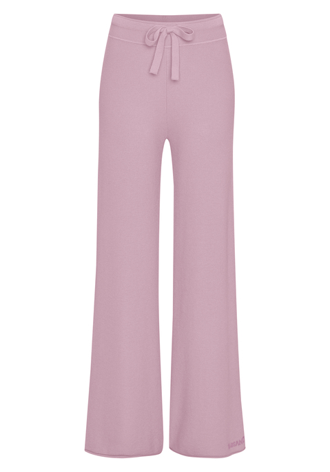 Bild: Loungehose von Elbsand: Loungehose von Elbsand mit elastischem Bund und Kordelzug. Lässiger Look mit weitem Beinverlauf. Kleines Markenlogo vorn. Gerollte Saumabschlüsse Weiche Feinstrickqualität.