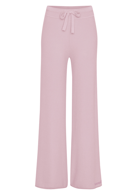 Bild: Loungehose von Elbsand: Loungehose von Elbsand mit elastischem Bund und Kordelzug. Lässiger Look mit weitem Beinverlauf. Kleines Markenlogo vorn. Gerollte Saumabschlüsse Weiche Feinstrickqualität.