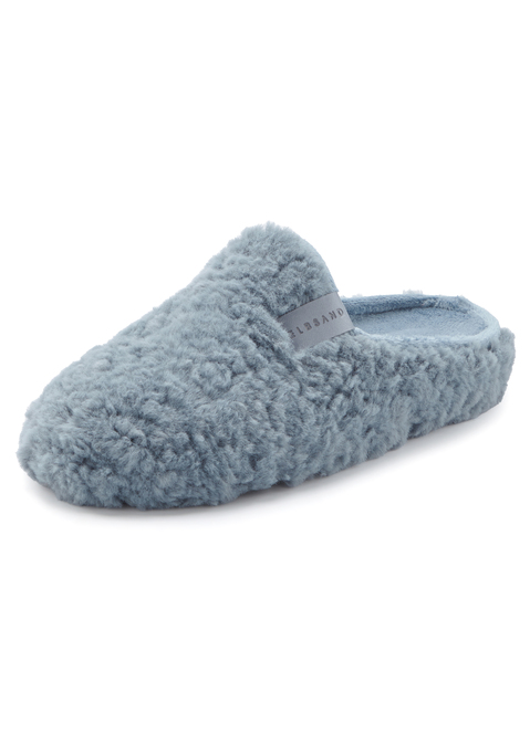 Bild: Pantolette von Elbsand: Hausschuh von ELBSAND. Made in Spain. Obermaterial, Futter und Decksohle aus Polyester. Laufsohle aus Synthetik.