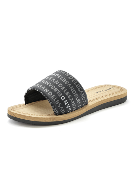 Bild: Badepantolette von Elbsand: Pantolette mit wasserabweisender Sohle VEGAN von ELBSAND. Hervorragend geeignet für Strand und Pool. Obermaterial und Futter aus Textil. Decksohle und Laufsohle aus Synthetik.