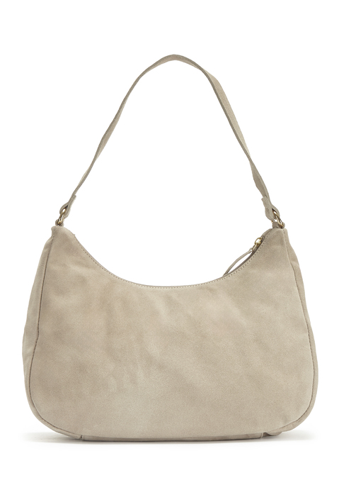 Bild: Schultertasche von Elbsand: Aus Rindsleder. Maße (H/B/T) = 20/34/11cm.