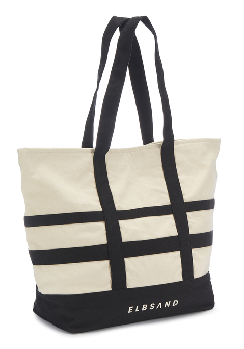 Bild: Shopper von Elbsand: Shopper von ELBSAND. Aus Textil. Maße (H/B/T) = 36,5/51,5/18cm.