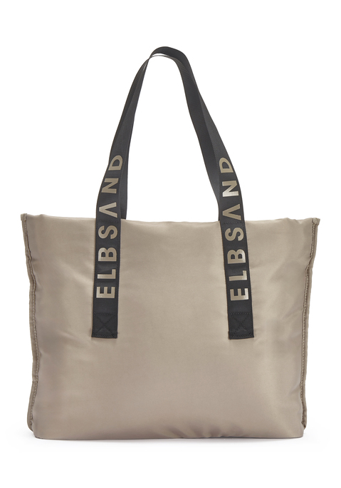 Bild: Shopper von Elbsand: Praktische Schultertasche mit Logo-Applikation von Elbsand. Reißverschluss für sicheres Verschließen und kleiner Innentasche für zusätzliche Organisation. Aus hochwertigem Textilmaterial.