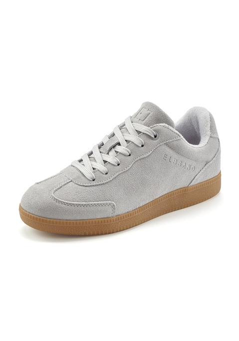 Bild: Sneaker von Elbsand: Sneaker aus Leder von ELBSAND. Obermaterial aus Rindsleder und Lederimitat. Futter und Decksohle aus Textil. Laufsohle aus Synthetik.